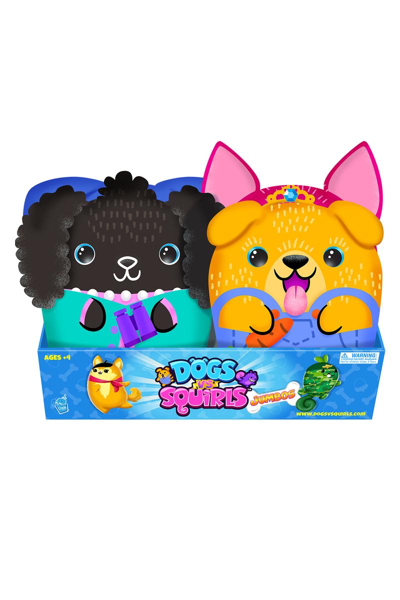 DOGSVSQUIRLS PLUSH JUMBO 9 CDU6 WOC