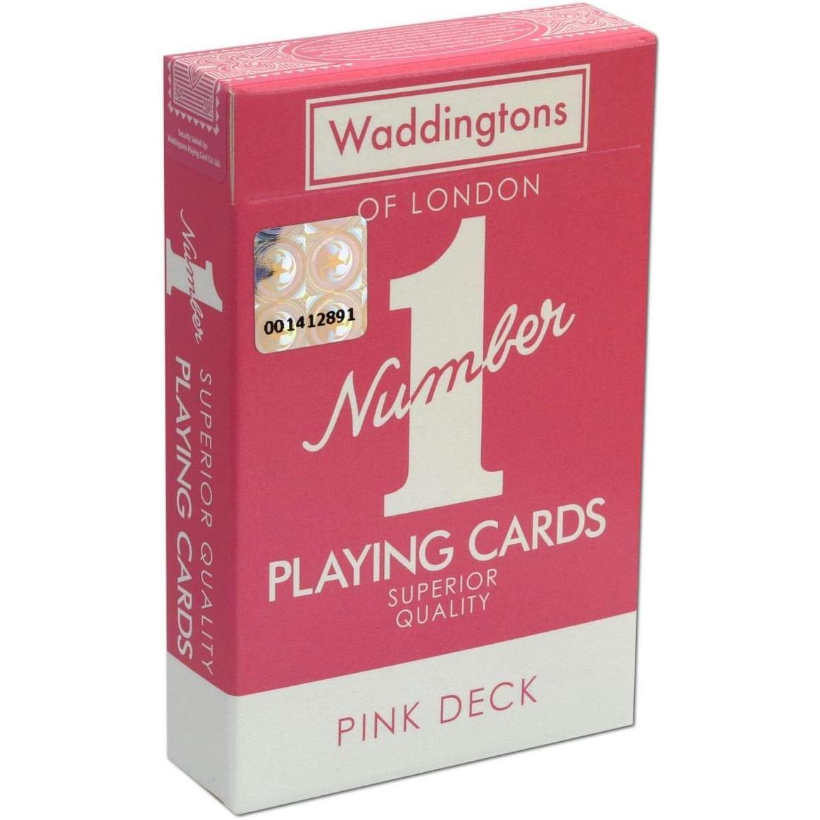 WADDI. NUMBER1 PLAYING CARDS PINK CDU12
