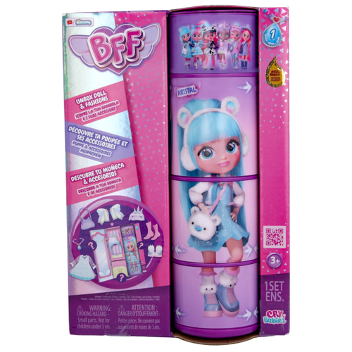 CRY BABIES BFF DOLL KRISTAL 8"
