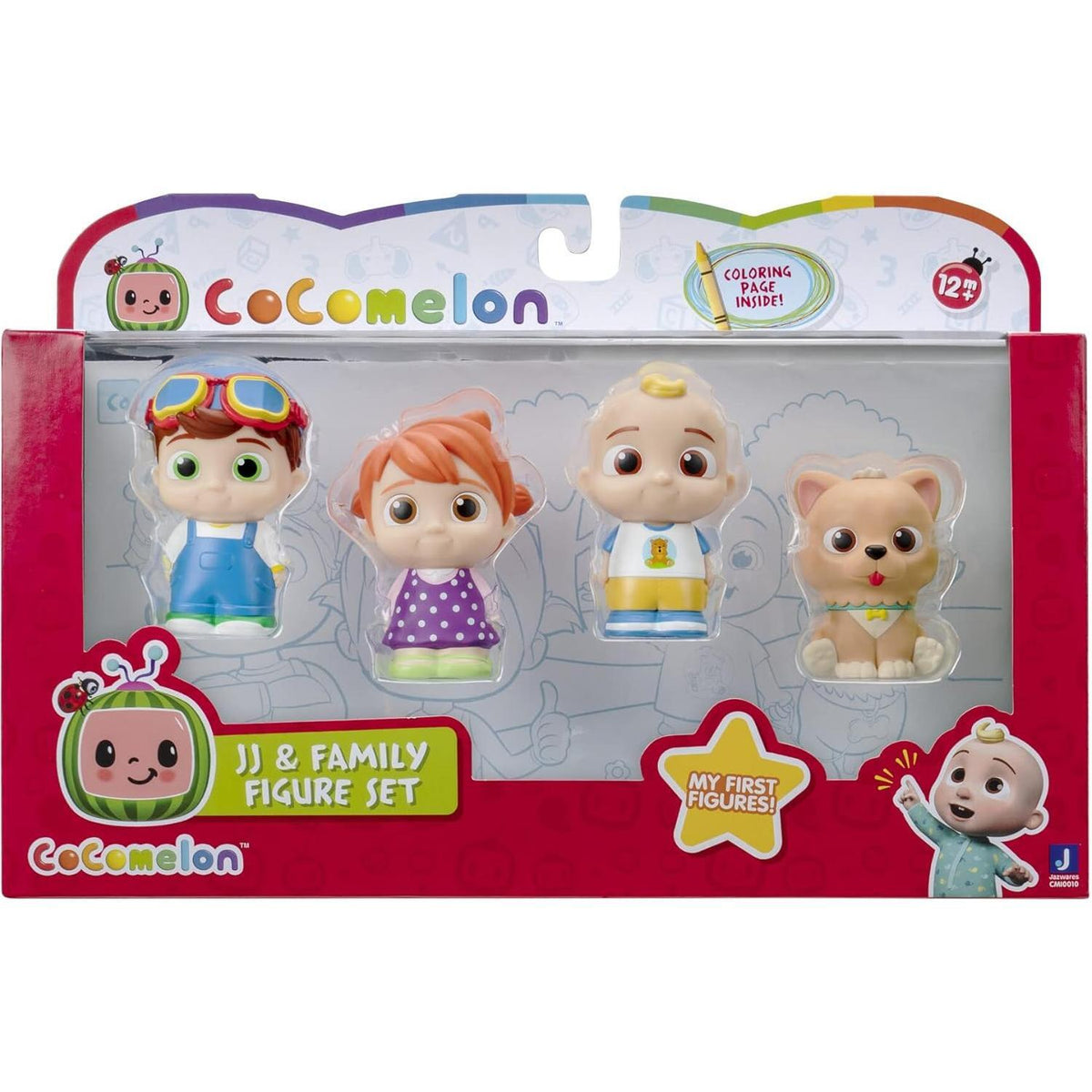 COCOMELON JJ AND FAMILY 4 FIGURE PACK