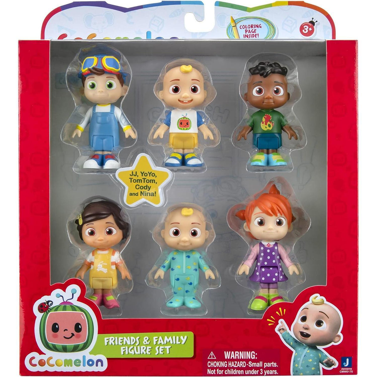 COCOMELON FAMILY SET 6 FIGURE PACK
